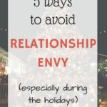 Five Ways to Avoid Relationship Envy