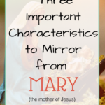 Three Characteristics to Mirror from Mary